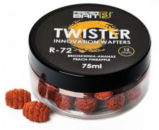 FeederBait Neutrálně Vyvážená Nástraha Twister Wafters 12x15mm Příchuť: Broskev/Ananas, Hmotnost: 75ml, Průměr: 12x15mm