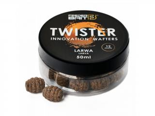 FeederBait Neutrálně Vyvážená Nástraha Twister Wafters 12x15mm Příchuť: Larva, Hmotnost: 75ml, Průměr: 12x15mm