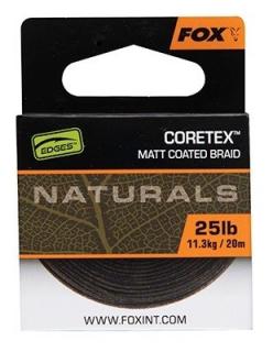 Fox Návazcová Šňůrka Naturals Coretex 20 m Nosnost: 11,3kg, Varianta: 25lb