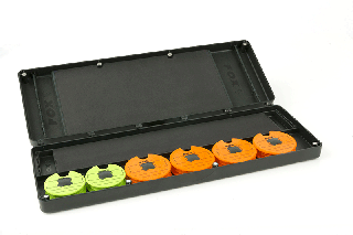 Fox Pouzdro na návazce F-Box Magnetic Disc & Rig Box System Large (velký)