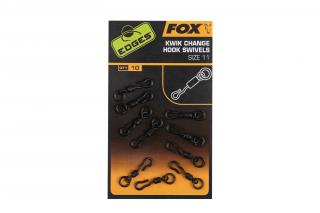 Fox Rychlovýměnné obratlíky Kwik Change Mini Hook Swivels vel. 11