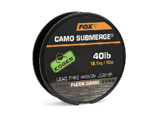 Fox Šňůra Edges Submerge Camo Leader Fleck Camo 10m Varianta: 40lb