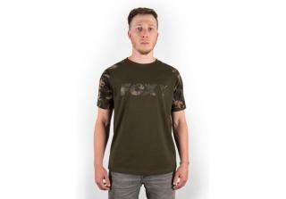 Fox Triko Camo/Khaki Chest Print T-Shirt Velikost: L