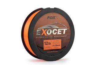 FOX Vlasec Exocet Fluoro Orange Mono 1000 m Nosnost: 18lb, Průměr: 0,35mm