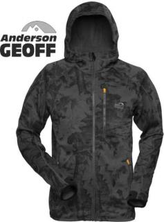 Geoff Anderson Bunda Hoody3 Black Leaf Velikost: L