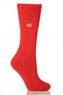 Heat Holders Ponožky Termoizolační Pro Extrémně Studené Nohy 37-42  Červené