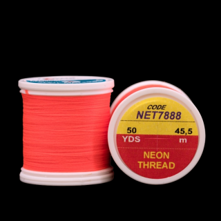 Hends Nit UV Neon Threads Hot Redorange Fluo