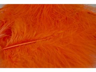 Hends Peří Marabou Hot Fluo Orange