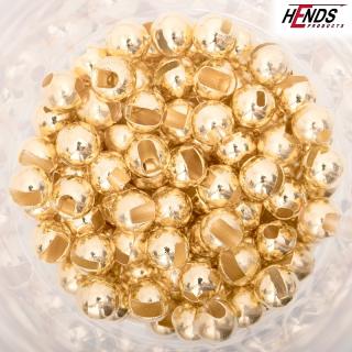 Hends Tungstenové Hlavičky Tungsten Beads Gold Galvanized Normal Slot Průměr: 1,5mm