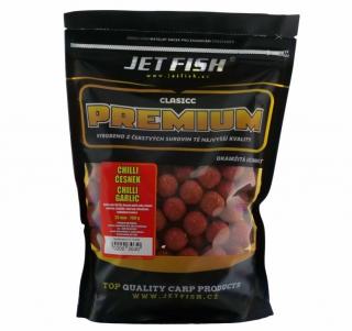 Jet Fish Boilie Premium Clasicc Chilli / Česnek Hmotnost: 700g, Průměr: 20mm