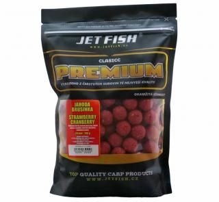 Jet Fish Boilie Premium Clasicc Jahoda / Brusinka Hmotnost: 700g, Průměr: 20mm