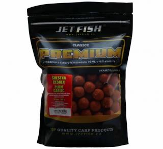 Jet Fish Boilie Premium Clasicc Švestka / Česnek Hmotnost: 700g, Průměr: 20mm