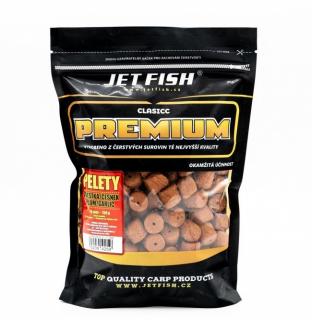 Jet Fish Pelety Premium Classic Švestka Česnek 700g Hmotnost: 700g, Průměr: 18mm