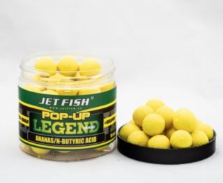 Jet Fish Plovoucí Boilie Legend Range Ananas/Butyric Hmotnost: 40g, Průměr: 12mm