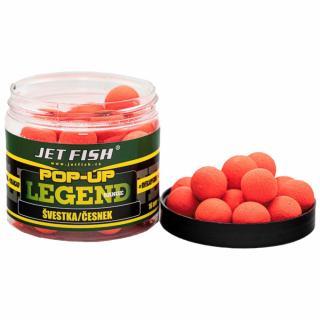 Jet Fish Plovoucí Boilie Legend Range Švestka Česnek Hmotnost: 40g, Průměr: 12mm