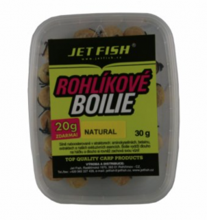 Jet Fish Rohlíkové Boilie 40g Příchuť: NATURAL
