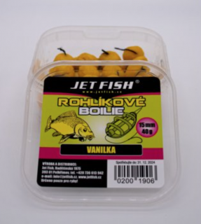 Jet Fish Rohlíkové Boilie 40g Příchuť: Švestka/ Scopex