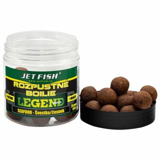 Jet Fish Rozpustné Boilie Legend Range Seafood - Švestka / Česnek 250ml Průměr: 24mm