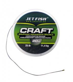 Jet Fish Splétaná Šňůrka Craft 25lb 20m