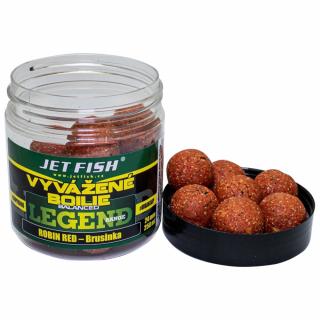 Jet Fish Vyvážené Boilie Legend Range Robin Red Brusinka 250ml Hmotnost: 250ml, Průměr: 24mm