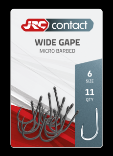 JRC Háčky Wide Gape Carp Hooks 11ks Velikost háčku: #6, Počet kusů: 11ks