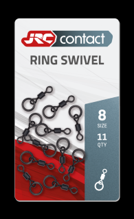 JRC Obratlík Ring Swivel 11ks Velikost: 8, Počet kusů: 11ks
