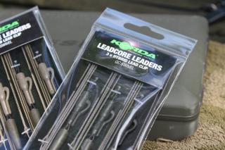 Korda Hotové Montáže Leadcore Leaders - Hybrid Lead Clip QC Swivel 3ks Varianta: Weed