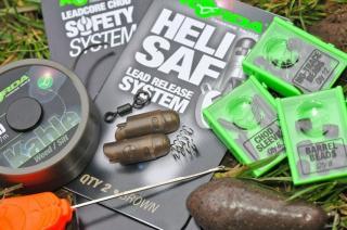 Korda Montáž Mini Heli Safe Lead Release System 2ks Barva: Brown (hnědá)