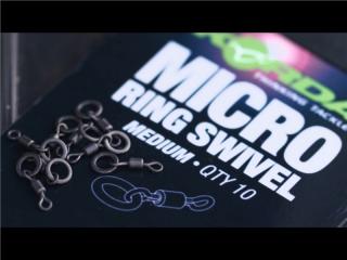Korda Obratlík Micro Ring Swivel 10 Ks Varianta: Medium