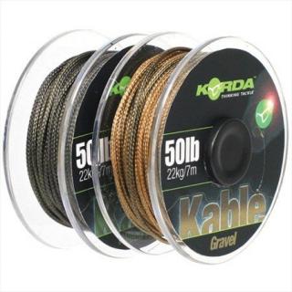 Korda Olověná Šňůra Kable Tight Weave 25m Varianta: Gravel