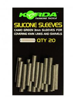 Korda Silikonový Převlek Silicone Sleeves Weedy Green 20ks