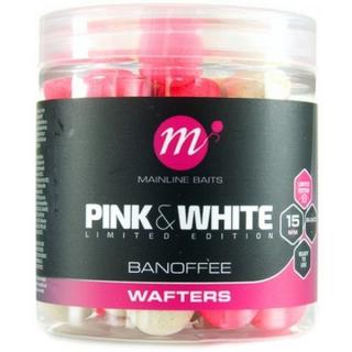 Mainline Boilies Fluro Pink White Wafters Banoffee Průměr: 15mm, Objem: 250ml