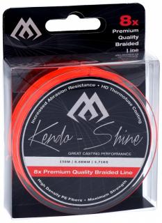 Mikado Pletená Šňůra Kendo Shine Orange 150m Nosnost: 11,7kg, Průměr: 0,14mm