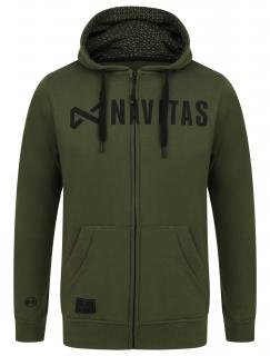 Navitas Mikina CORE Zip Hoody Green Velikost: L