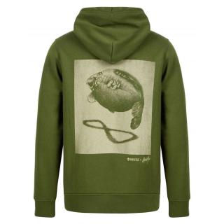 Navitas Mikina Stannart Shadow Hoody Green Velikost: L