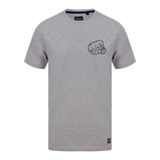 Navitas: Tričko Knuckles Tee Grey Marle Velikost: S