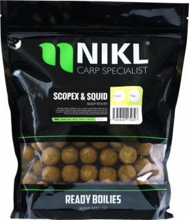 Nikl Ready Boilie Scopex & Squid Hmotnost: 1kg, Průměr: 18mm