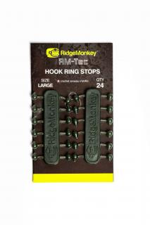 RidgeMonkey Gumové Stoppery RM-Tec Hook Ring Stops Varianta: Malé (vel. háčku 6-10)