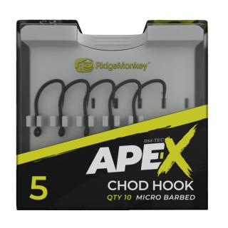 RidgeMonkey Háčky Ape-X Chod Barbed 10ks Velikost háčku: #6