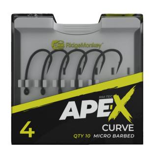 RidgeMonkey Háčky Ape-X Curve Barbed 10ks Velikost háčku: #8