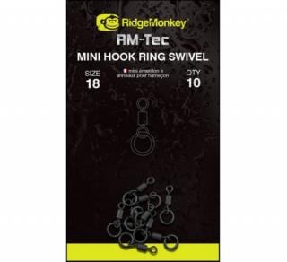 RidgeMonkey Mikroobratlík Ridgemonkey Mini Hook Ring Swivel | 18