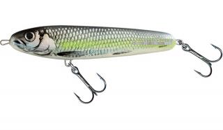 Salmo Potápivý Wobler SWEEPER  SINKING - 10 cm Barva: Silver Chartreuse Shad