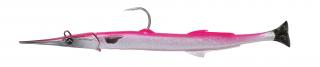 Savage Gear Gumová Nástraha Jehlice 3D Needlefish Pulsetil 2+1 30cm 105g Pink Silver