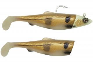 Savage Gear Nástraha 3D Herring Big Shad Sinking Glow Haddock Délka cm: 25cm, Hmotnost: 300g, Počet kusů: 2+1ks