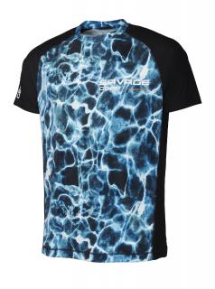 Savage Gear Tričko Marine UV T Shirt Sea Blue Velikost: M