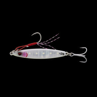 Savege Gear Pilker Flatline TG FS UV White Glow Délka: 3cm, Hmotnost Pilkeru: 5g