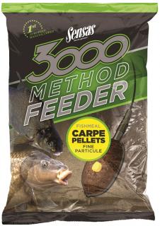 Sensas Krmení 3000 Method Feeder 1kg Příchuť: Carpe Pellets, Hmotnost: 1kg