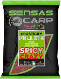 Sensas Pelety Mini Sticky 700g Příchuť: Spicy, Hmotnost: 700g, Průměr: 2mm