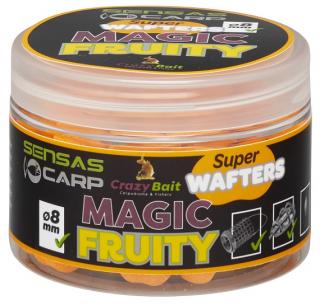 Sensas Plovoucí Nástraha Wafters Super 8mm 80g Příchuť: Magic Fruity (ovoce), Hmotnost: 80g, Průměr: 8mm