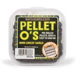 Sonubaits Pelety Pellet O's Cheesy Garlic Hmotnost: 130g, Průměr: 14mm